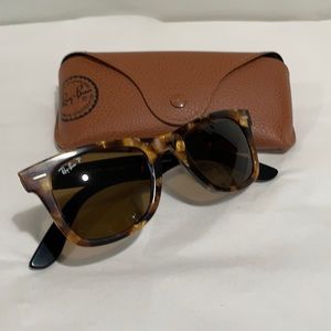 Ray-Ban Polarized sunglasses.